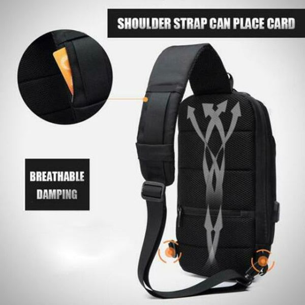 Anti-theft Bag With 3-Digit Lock - Gizics