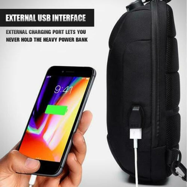 Anti-theft Bag With 3-Digit Lock - Gizics