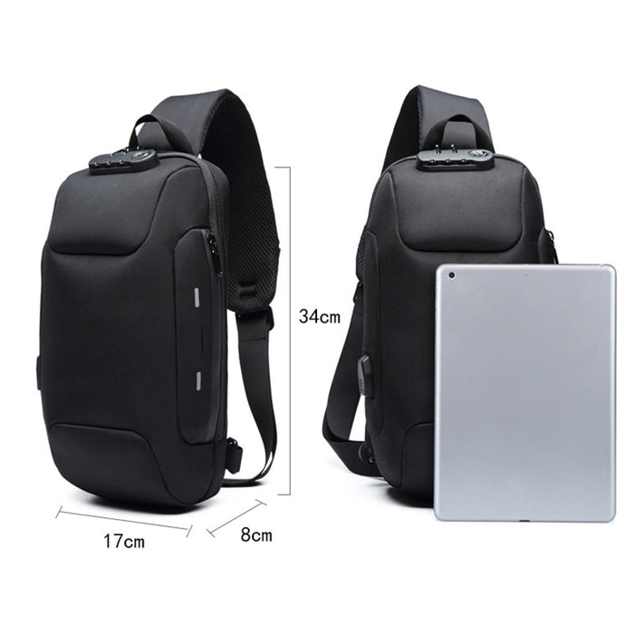 Anti-theft Bag With 3-Digit Lock - Gizics