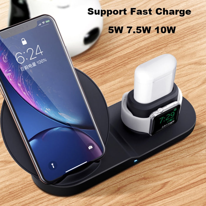 3 in 1 Fast Wireless Charger - Gizics