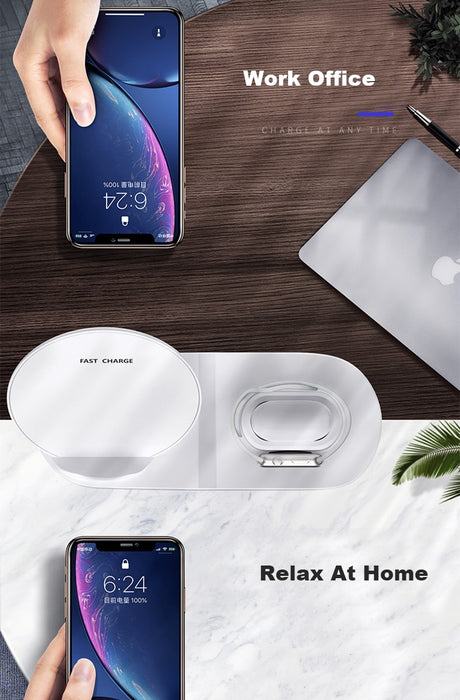 3 in 1 Fast Wireless Charger - Gizics