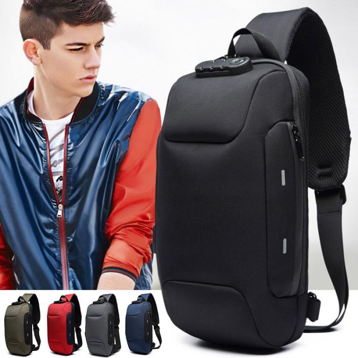 Anti-theft Bag With 3-Digit Lock - Gizics